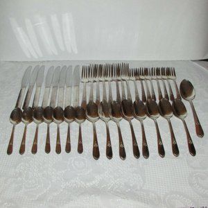 Vintage Silverplate Cutlery Set Mary Lou Devonshire 1938 Rogers International